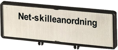 EATON ZFSNT65-P3 Träger m.Schild  186934 