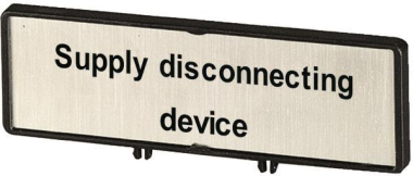 EATON ZFSNT62-P3 Träger m.Schild  186928 