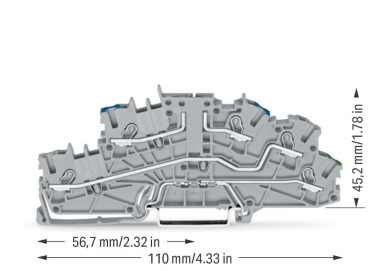 WAGO 2003-6640 Installationsetagen- 