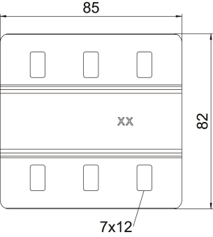 OBO SSLB 100 FS Stoßstellenleiste breit 