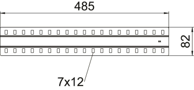 OBO SSLB 500 FS Stoßstellenleiste breit 