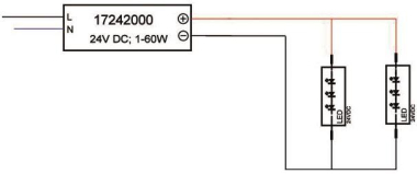 BRUM LED-Netzgerät 24V 60W IP20 17242000 
