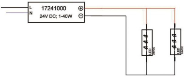 Brumberg LED-Netzgerät 1-40 W,  17241000 
