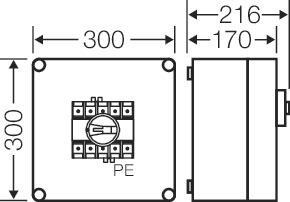 HENS Mi-Lastschaltergehäuse Mi   Mi 7214 