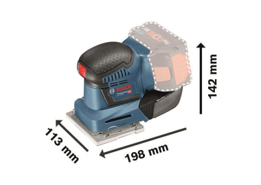 Bosch Akku-Schwingschleifer GSS 18V-10 