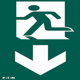 CEAG ETIQ V FLECHE BAS          LUM10584 