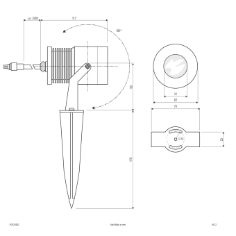 EVN Power-LED-Spot m.Erdspieß   PC670502 