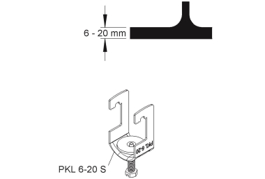 NIED Profilklammer               PKL6-20 