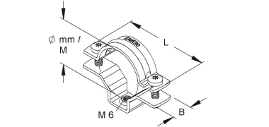 NIED Schr-Abstandschellen          SAS60 