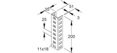 NIED Längsverbinder              VB 6040 