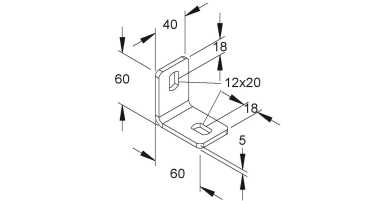 NIED Wandanschlusswinkel          WWU150 