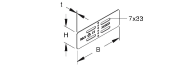 Niedax Universalverbinder  RSUV 60-1.5 F 
