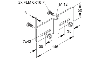 NIED Aufnahmebügel             RGAB 12 F 
