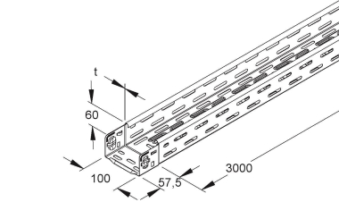 NIED Kabelrinne RLVC 60.100 