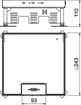 OBO RKSN2 9 VS 25 Quadratische Kassette 
