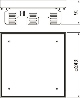 OBO RKN2 UZD3 9VS20 Quadratische 
