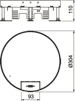 OBO RKS2 R9 V20 Runde Kassette 