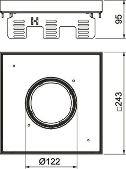 OBO RKFN2UZD3 9VS25 Quadratische 