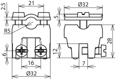 DEHN Falzklemme RG 1-6mm          365007 
