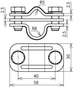 Dehn UNI-Trennkl. UTK 200 8.10 16 ZP V2A 