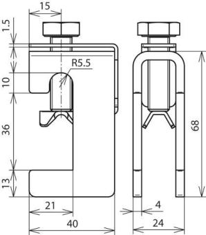 DEHN Anschlussklemme 1/tZn        372035 