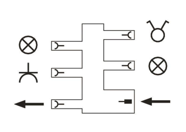 WAGO 770-637 Verteiler für Schalter,Aus- 