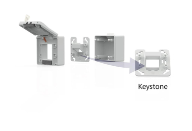 Metz IP44 Modul-AP-Gehäuse  1309470003KI 