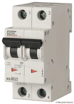 Mitsubishi 20A:2p:B-Kurve:MCB: MCB-B20/2 