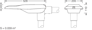 Siteco Streetlight SL 21    5XE1D41D08CB 