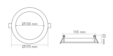 Nobile LED Panel Flat 130 R   1571435012 