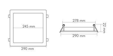 Nobile LED Panel Flat 300 Q   1573041045 