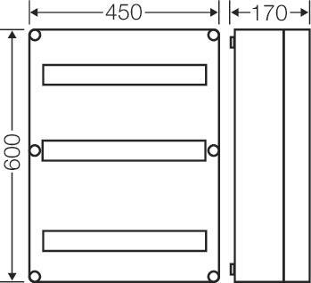 Hensel Mi-Automatengehäuse 54    Mi 1653 