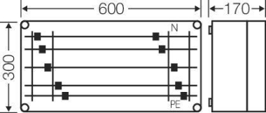 Hensel Mi-Wandlergehäuse         Mi 2446 