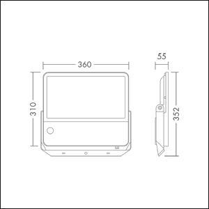 THORN Fluter LEO Flex PC IP66   96701914 