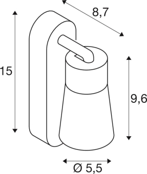 SLV PURI 2.0 Cone Wand-u.Decken- 1008302 