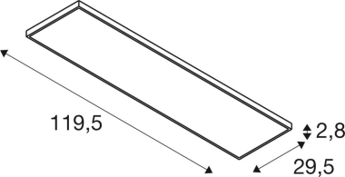SLV PANEL C 1200 34 W 830/840    1008605 
