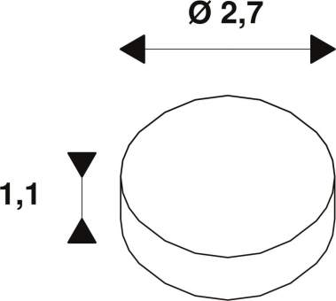SLV GRIP! S Dekoring nickel      1008490 