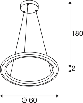 SLV ONE FLAT PD single Pendel-   1007856 