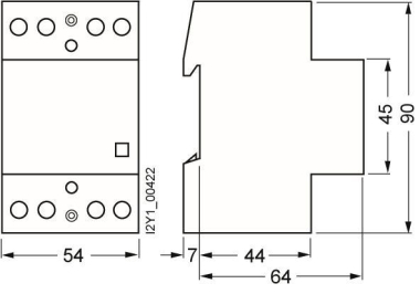 Siemens 5TT58400 INSTA Schütz 4S 