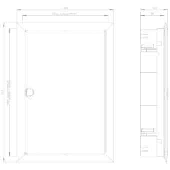 SIEM Simbox XL Unterputz 2   8GB5024-1KM 