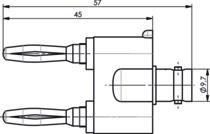 TEGA LABOR-Steckverbindung     100023659 
