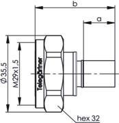 TG 7-16 Kabelstecker Cr/Cr   J01120B0090 