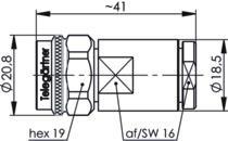 TEGA N-Kabelstecker 50Ohm    J01020A0149 