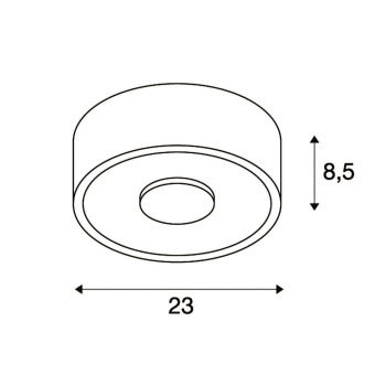 SLV OCCULDAS Deckenaufbauleuchte  117321 