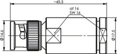 TEGA BNC-Kabelstecker Feder/   100023330 