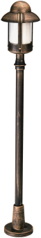 ALBE Wegeleuchte Alu braun-       654141 