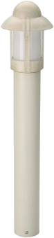 ALBE Pollerleuchte Alu weiß-gold  672025 