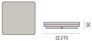 PIL LED-Wand-und Deckenleuchte   3105556 