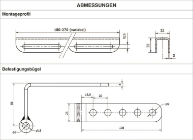S&H Eckhalter f.Displaystrahler    39473 
