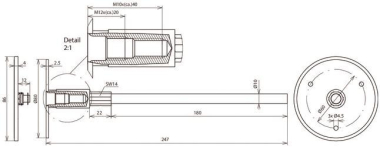 DEHN Erdungsfe1punkt Typ M f. M10 478041 